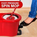 Pedal Spin Mop System with Extra Microfiber Refills