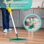 Floor Cleaning Mop and Bucket Set with Scrub Brush