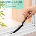 Floor Cleaning Mop and Bucket Set with Scrub Brush