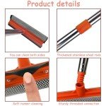 2-in-1 Window Squeegee with Extension Pole