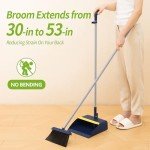 IVYROLL Adjustable Broom and Dustpan Set