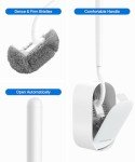 Ergonomic Toilet Bowl Brush and Holder Set