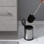 Bath Bliss Toilet Brush with Holder and Lid