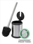 Bath Bliss Toilet Brush with Holder and Lid