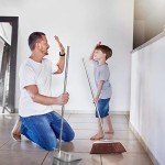 Heavy-Duty Broom and Dustpan Set Combo