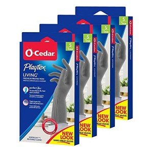 Reusable Rubber Cleaning Gloves - 4 Pack