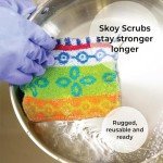 Skoy Scrub 4-Pack Non-Scratching Dish Scrubber