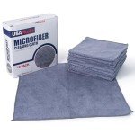 12-Pack Ultra Absorbent Microfiber Cleaning Cloths