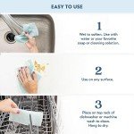 Swedish Dishcloths - Reusable Absorbent Cleaning Towels, 5 Pack