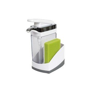 Casabella Sink Sider Soap Pump and Sponge Holder