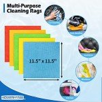 Microfiber Cleaning Cloths, 100-Pack, 11.5 x 11.5 cm