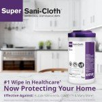 Super Sani-Cloth Surface Disinfectant Wipes, 160 Count