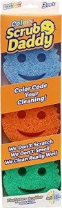 Scrub Daddy Colors Flexible Cleaning Sponges 3-Pack