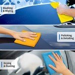 Microfiber Cleaning Cloths, 100-Pack, 11.5 x 11.5 cm