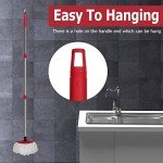Qulable 4-Section Adjustable Spin Mop Handle