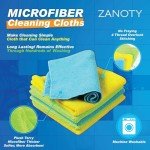 24-Pack Microfiber Cleaning Cloths for Kitchen Use