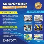 24-Pack Microfiber Cleaning Cloths for Kitchen Use
