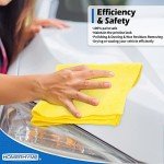 Microfiber Cleaning Cloths, 100-Pack, 11.5 x 11.5 cm