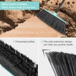 KeFanta 53" Outdoor Angle Broom for Sweeping