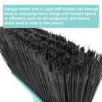 KeFanta 53" Outdoor Angle Broom for Sweeping