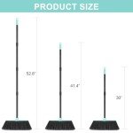 KeFanta 53" Outdoor Angle Broom for Sweeping
