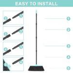 KeFanta 53" Outdoor Angle Broom for Sweeping