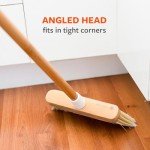 Full Circle Bamboo Broom - Precision Angled Cleaning