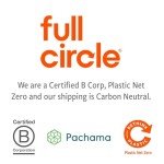 Full Circle Bamboo Broom - Precision Angled Cleaning