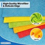 Microfiber Cleaning Cloths, 100-Pack, 11.5 x 11.5 cm