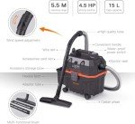 WECLEAN 4 Gallon Commercial Wet Dry Vacuum Cleaner