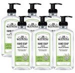 J.R. Watkins Aloe & Green Tea Hand Soap, 6 Pack