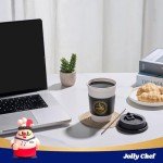 JOLLY CHEF 100 Pack 12 oz Disposable Coffee Cups