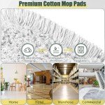 24" Heavy Duty Commercial Dust Mop with Pads