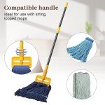Heavy Duty 60" Metal Mop Handle for Cleaning