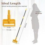 Heavy Duty 60" Metal Mop Handle for Cleaning