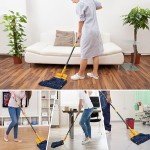 Heavy Duty 60" Metal Mop Handle for Cleaning