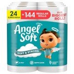 Angel Soft Toilet Paper, 24 Super Mega Rolls