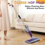 Reusable Spray Mop for Floor Cleaning - 800ml