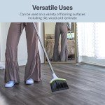 Casabella 44-Inch Angled Broom with Dustpan Set