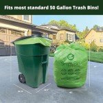 Bio 55 Gallon Compostable Heavy-Duty Trash Bags