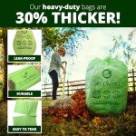 Bio 55 Gallon Compostable Heavy-Duty Trash Bags