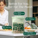 Compostable and Biodegradable Zip Gallon Bags