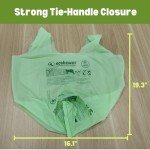 ECOBEWUS 1.6 Gallon Compostable Trash Bags (120 ct.)