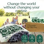 Compostable and Biodegradable Zip Gallon Bags