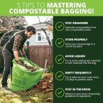 Bio 55 Gallon Compostable Heavy-Duty Trash Bags