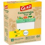 Glad 2.6 Gallon Lemon-Scented Compost Bags, 44 Count