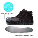 Men's Water Resistant Steel Toe Work Boots