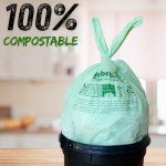 ECOBEWUS 1.6 Gallon Compostable Trash Bags (120 ct.)