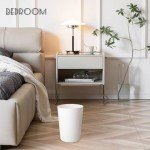 UUJOLY Small Trash Can for Home and Office