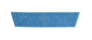 Rubbermaid Microfiber Wet Mop Head Pad, 18" Blue
